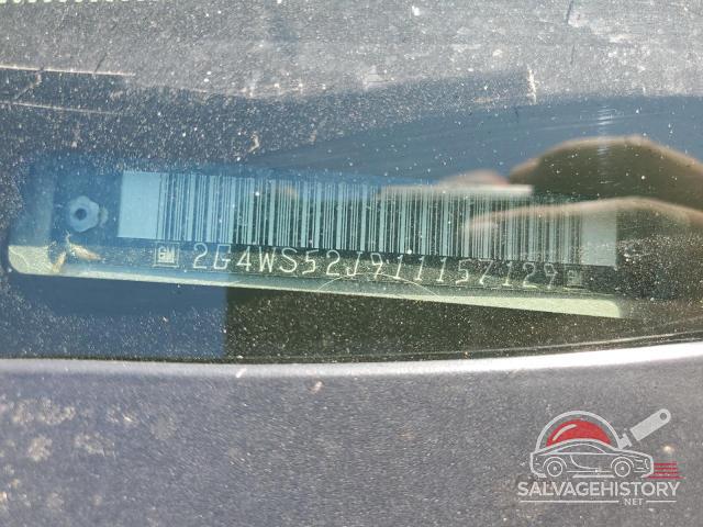 2G4WS52J911157129 2001 BUICK CENTURY photo no. 12