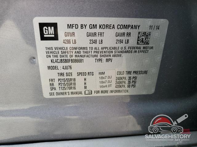KL4CJBSB0FB086681 2015 BUICK ENCORE photo no. 12