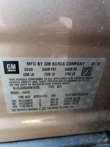 KL4CJASB2KB870705 2019 BUICK ENCORE photo no. 14