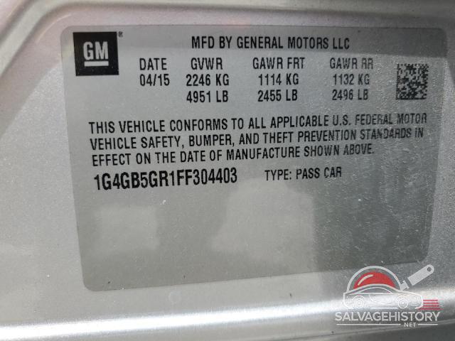 1G4GB5GR1FF304403 2015 BUICK LACROSSE photo no. 12