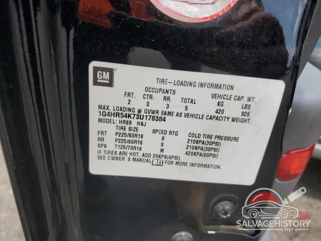 1G4HR54K73U178384 2003 BUICK LESABRE photo no. 12
