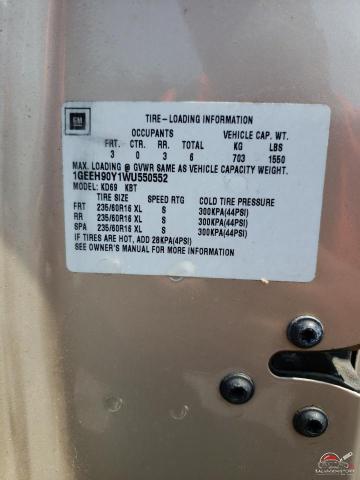 1GEEH90Y1WU550552 1998 CADILLAC ALL OTHER photo no. 12