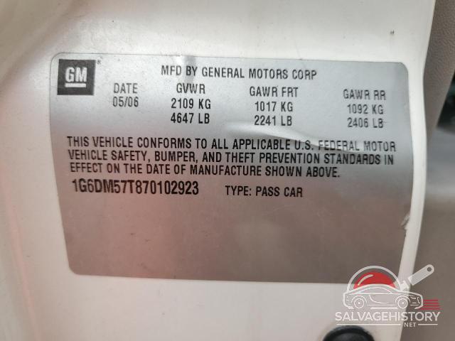1G6DM57T870102923 2007 CADILLAC CTS photo no. 12