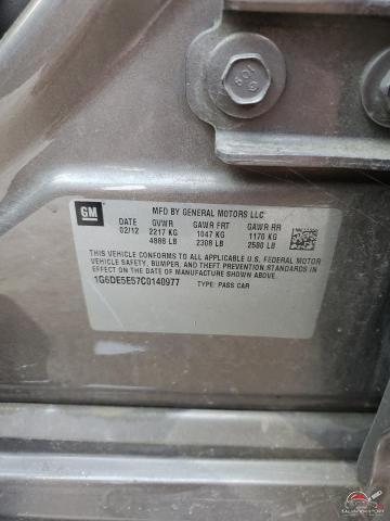 1G6DE5E57C0140977 2012 CADILLAC CTS photo no. 12