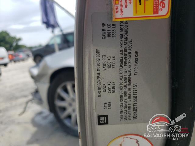 1G6KD57Y88U177151 2008 CADILLAC DTS photo no. 13