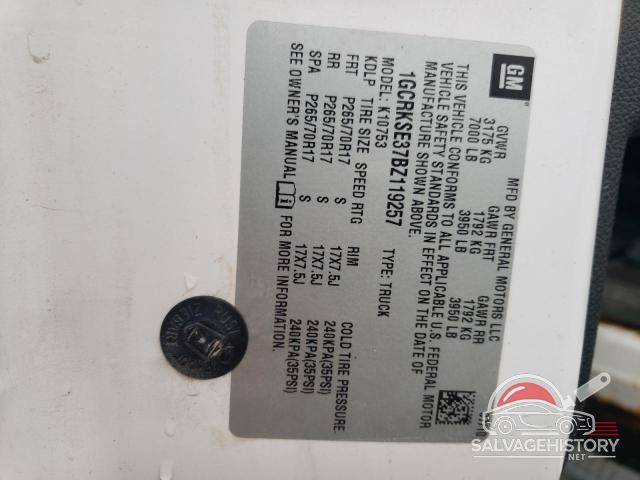 1GCRKSE37BZ119257 2011 CHEVROLET ALL Models photo no. 12