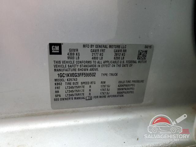 1GC1KVEG3FF599502 2015 CHEVROLET ALL Models photo no. 12