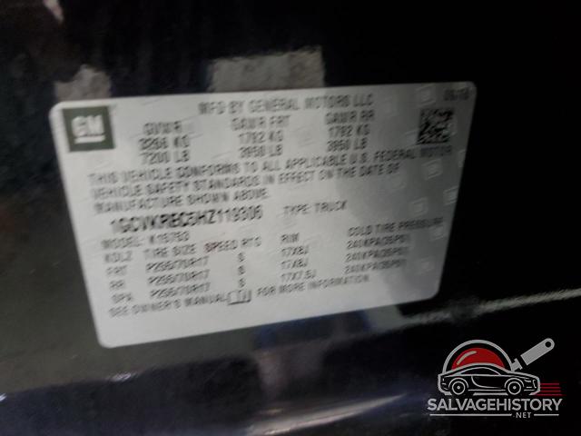 1GCVKREC5HZ119306 2017 CHEVROLET ALL Models photo no. 12