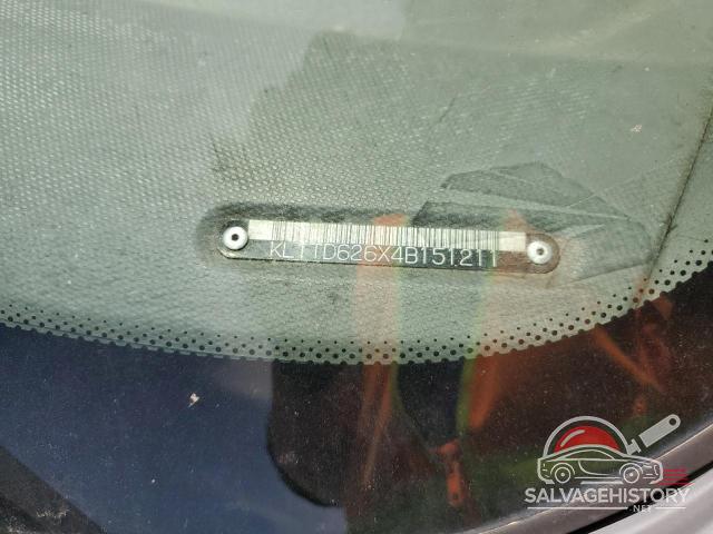 KL1TD626X4B151211 2004 CHEVROLET AVEO photo no. 12