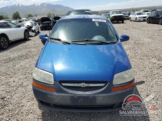 KL1TD626X4B151211 2004 CHEVROLET AVEO photo no. 5