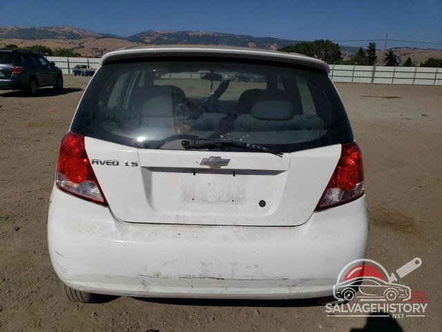 KL1TJ62604B134099 2004 CHEVROLET AVEO photo no. 6