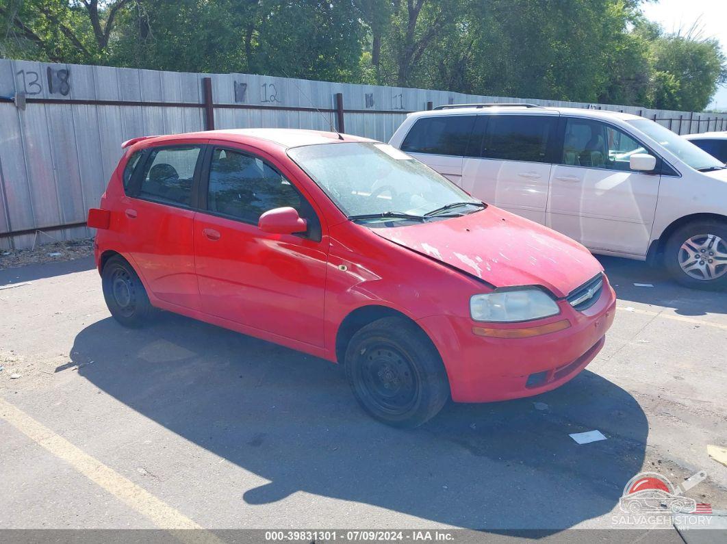 KL1TD62625B370178 2005 CHEVROLET AVEO photo no. 11