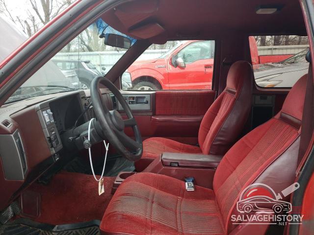 1GNCT18W6N0139020 1992 CHEVROLET BLAZER photo no. 7