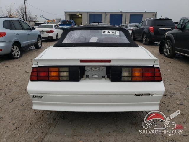 1G1FP33E0ML107707 1991 CHEVROLET CAMARO photo no. 6