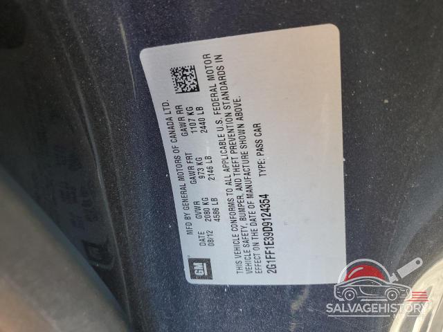 2G1FF1E39D9124354 2013 CHEVROLET CAMARO photo no. 13
