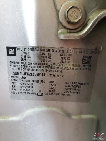 3GNAL4EK2ES569114 2014 CHEVROLET CAPTIVA photo no. 13