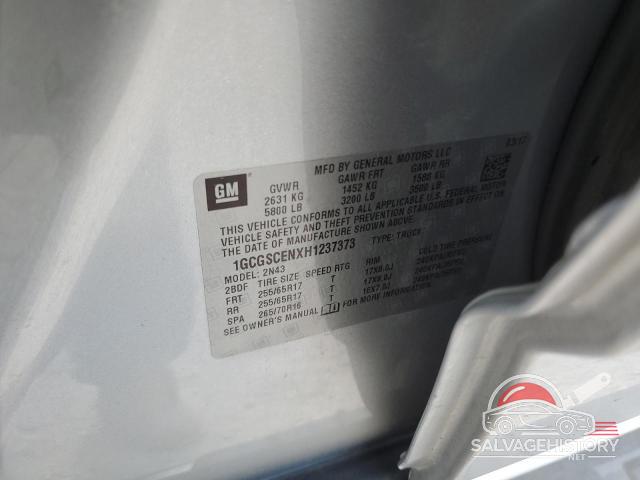 1GCGSCENXH1237373 2017 CHEVROLET COLORADO photo no. 13
