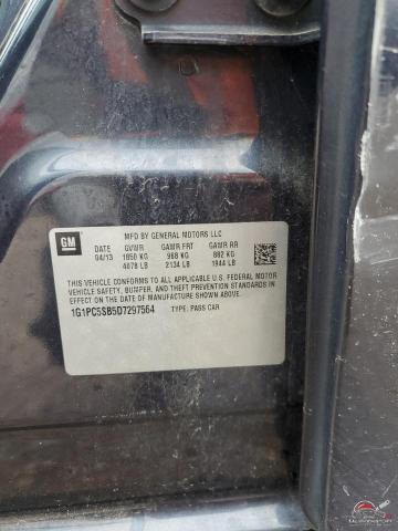 1G1PC5SB5D7297564 2013 CHEVROLET CRUZE photo no. 12