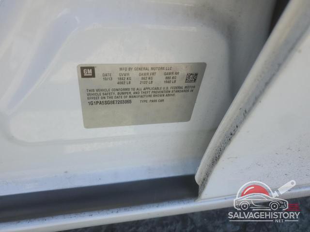 1G1PA5SG8E7203065 2014 CHEVROLET CRUZE photo no. 12