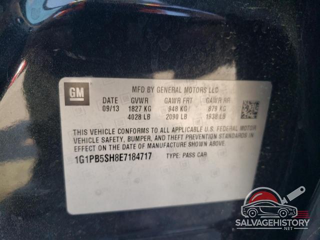 1G1PB5SH8E7184717 2014 CHEVROLET CRUZE photo no. 12