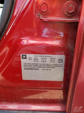 1G1PE5SBXE7338136 2014 CHEVROLET CRUZE photo no. 12
