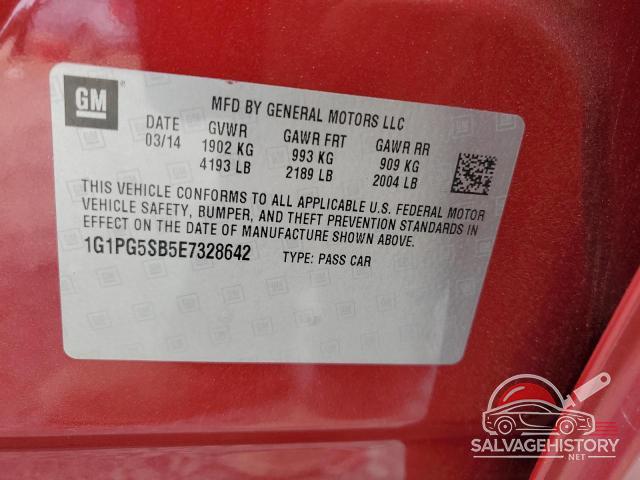 1G1PG5SB5E7328642 2014 CHEVROLET CRUZE photo no. 13