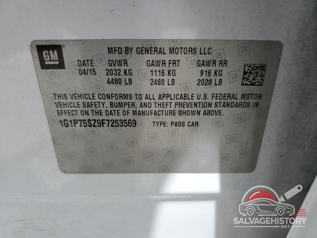 1G1P75SZ9F7253569 2015 CHEVROLET CRUZE photo no. 12