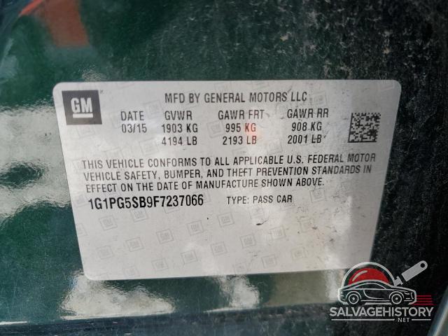 1G1PG5SB9F7237066 2015 CHEVROLET CRUZE photo no. 13