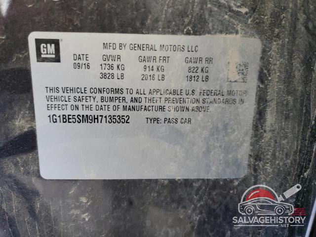 1G1BE5SM9H7135352 2017 CHEVROLET CRUZE photo no. 13