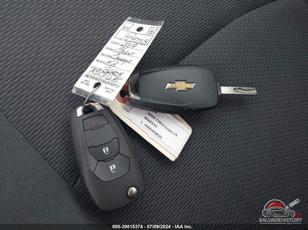 3G1BC6SM8KS531695 2019 CHEVROLET CRUZE photo no. 11