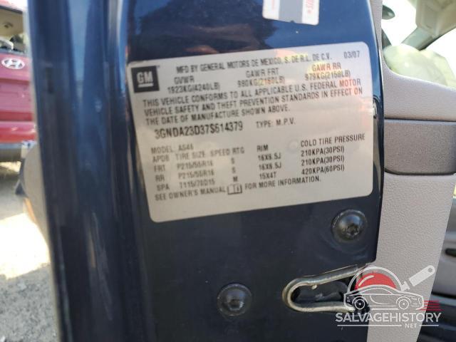 3GNDA23D37S614379 2007 CHEVROLET HHR photo no. 13