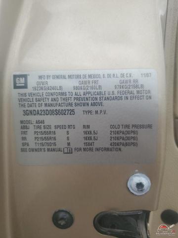 3GNDA23D08S602725 2008 CHEVROLET HHR photo no. 12