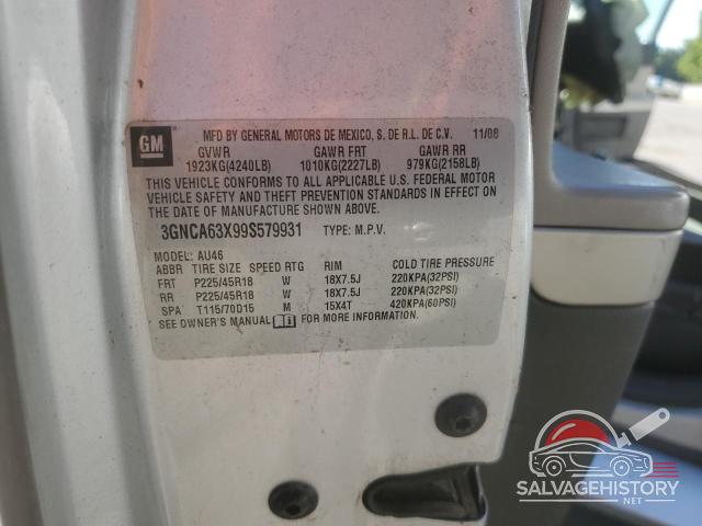 3GNCA63X99S579931 2009 CHEVROLET HHR photo no. 14