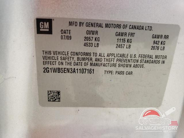 2G1WB5EN3A1107161 2010 CHEVROLET IMPALA photo no. 13