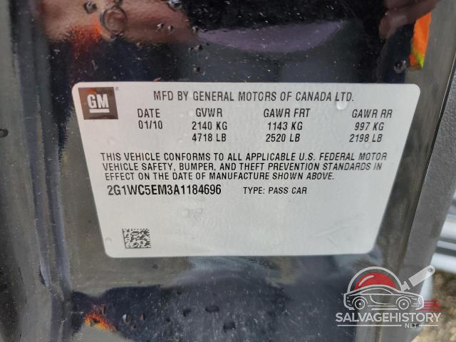 2G1WC5EM3A1184696 2010 CHEVROLET IMPALA photo no. 12