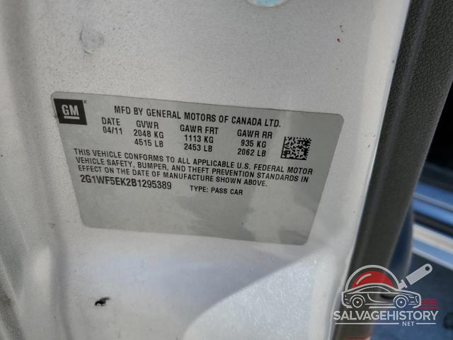 2G1WF5EK2B1295389 2011 CHEVROLET IMPALA photo no. 12
