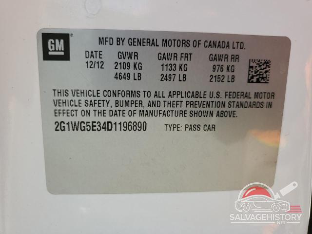 2G1WG5E34D1196890 2013 CHEVROLET IMPALA photo no. 13