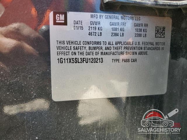 1G11X5SL3FU120213 2015 CHEVROLET IMPALA photo no. 12