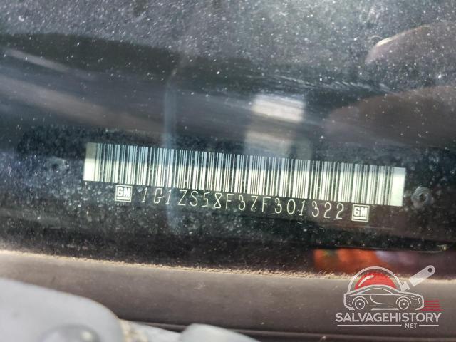 1G1ZS58F37F301322 2007 CHEVROLET MALIBU photo no. 12