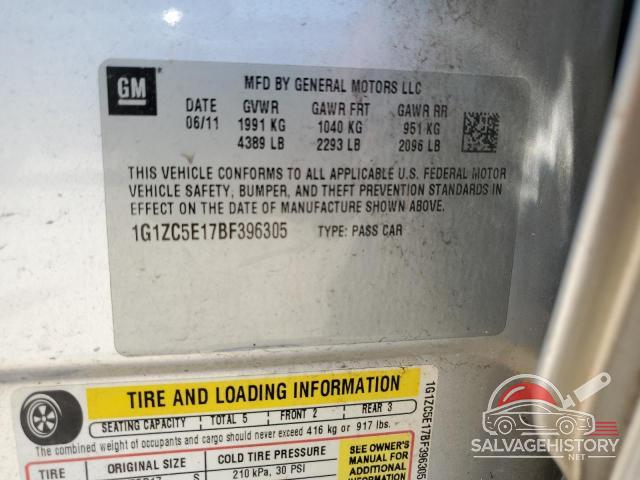 1G1ZC5E17BF396305 2011 CHEVROLET MALIBU photo no. 12
