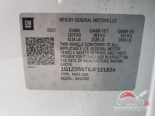 1G1ZD5ST6JF121834 2018 CHEVROLET MALIBU photo no. 12