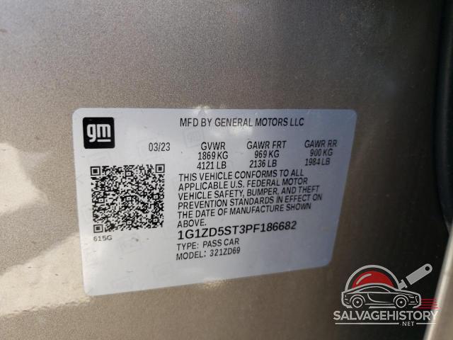 1G1ZD5ST3PF186682 2023 CHEVROLET MALIBU photo no. 13