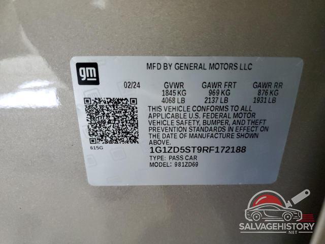 1G1ZD5ST9RF172188 2024 CHEVROLET MALIBU photo no. 12