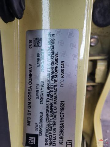 KL8CB6SA1HC719521 2017 CHEVROLET SPARK photo no. 13