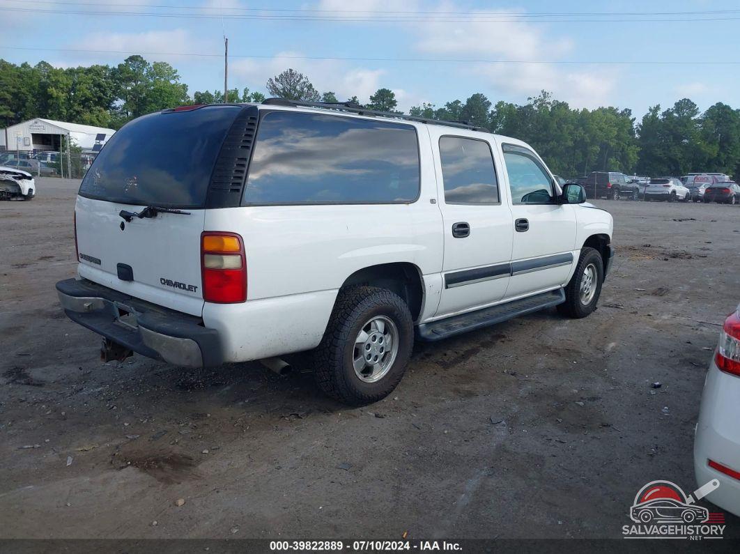 3GNFK16T91G279318 2001 CHEVROLET SUBURBAN 1500 photo no. 4