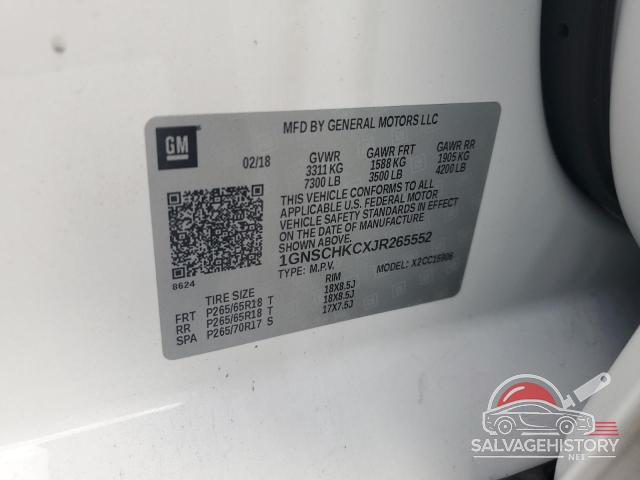1GNSCHKCXJR265552 2018 CHEVROLET SUBURBAN photo no. 12