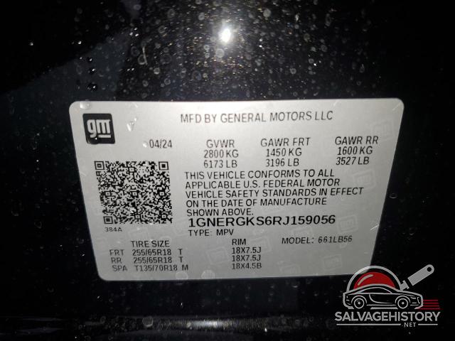 1GNERGKS6RJ159056 2024 CHEVROLET TRAVERSE photo no. 14