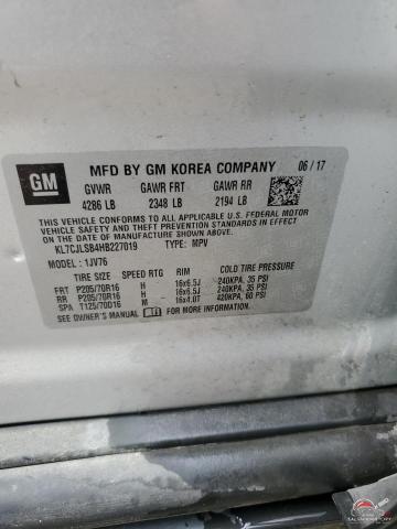 KL7CJLSB4HB227019 2017 CHEVROLET TRAX photo no. 14