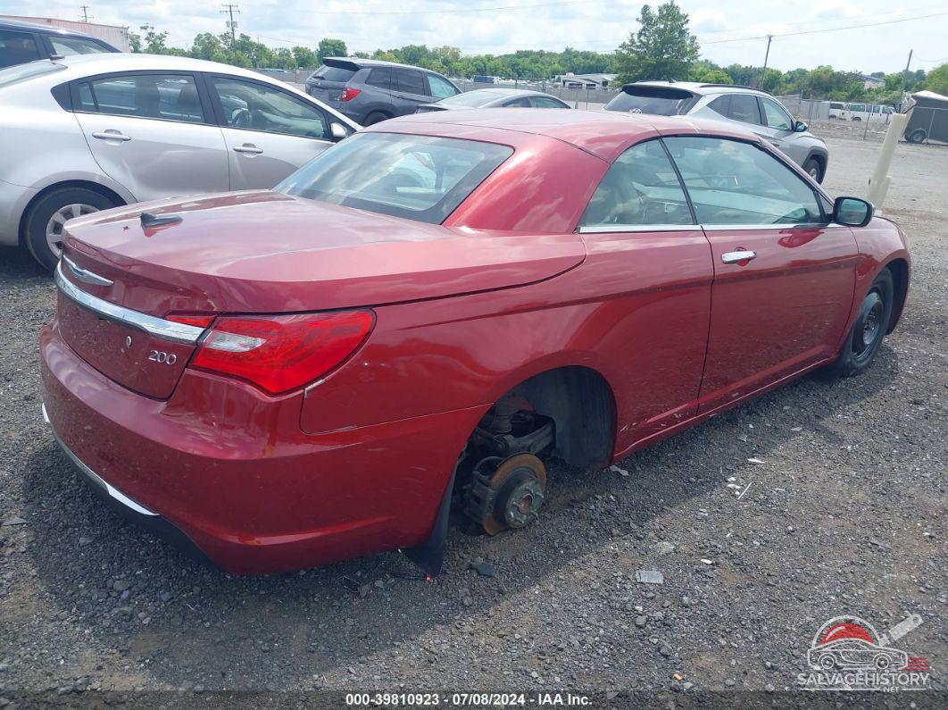 1C3BCBFG1EN138077 2014 CHRYSLER 200 photo no. 4