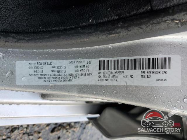 1C3CCCAB1HN500970 2017 CHRYSLER 200 photo no. 12